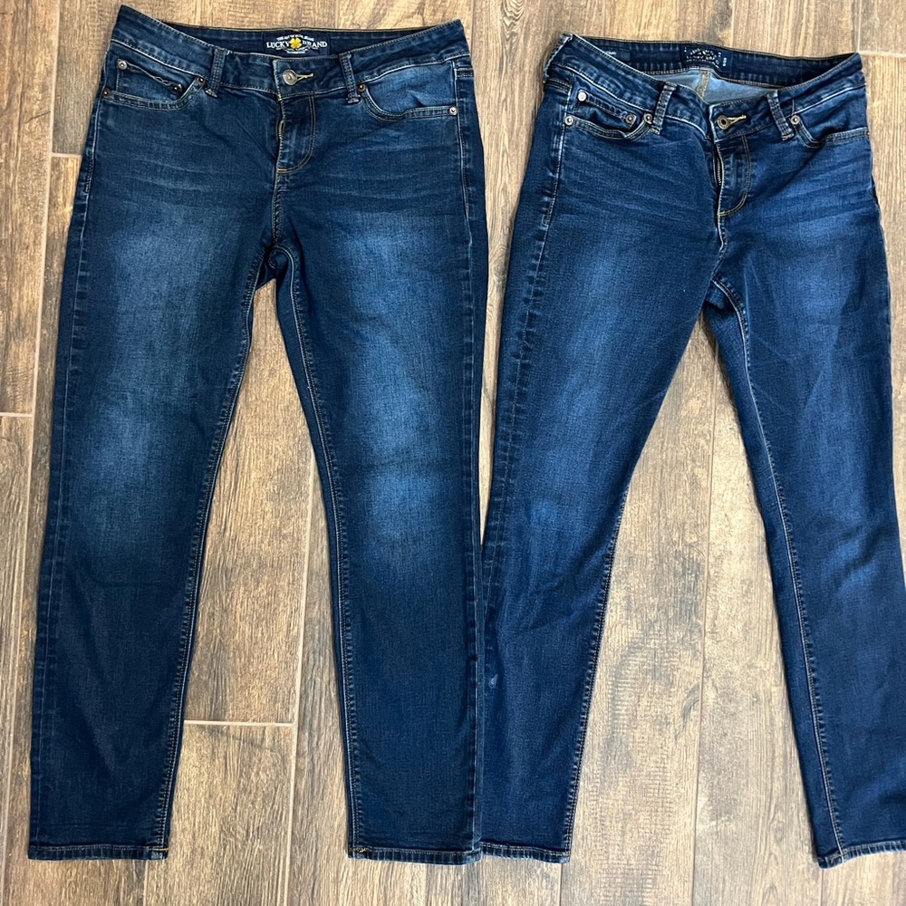 Womens lucky brand jeans, size 6, excellent condition. Lolita skinny style